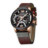 CURREN Watches Men Luxury Sport original leather choronograph active