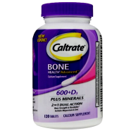 Caltrate 600mg D With Minerals - 120 Tablets