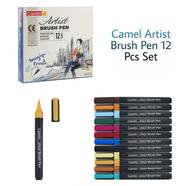 Camel Artist Brush Pen Set 12 Pcs
