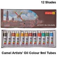 Camel Artist Oil Paint 9ml Box for Professional Artist - 12 color Tubes
