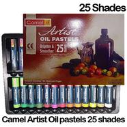 Camel Artist Oil Pastels 25 shades Box for professional artists.