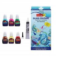 Camel Water Based Glass Color - 10ml Each, 6 Shades