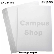 Campus Shop 8\10 inche Cartridge Art Sheets Water color Drawing Paper 20 Pcs