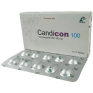 Candicon 100mg Tablet 10's Strip