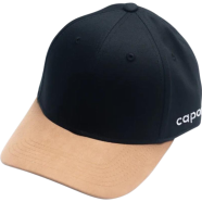CapOn Black And Light Brown Contrast Cap By Capon