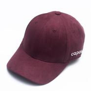 CapOn MAROON Suede Cap