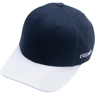 CapOn Navy Blue And Light Ash Contrast Cap By Capon