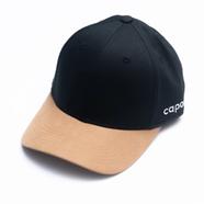 CapOn Black And Light Brown Contrast Cap By Capon