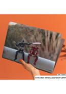 Captaine America Save Iron Man Out Of Rain Laptop Sticker image