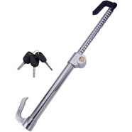 Car Steering Wheel Lock High Security Stainless Steel Steering Wheel Locks Double Hook Locks For Almost Cars icon