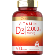 Carlyle Vitamin D3 2000IU 400 Softgels