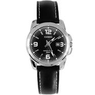 Casio Black Dial Leather watch For Ladies - LTP-1314L-8AVDF