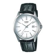 Casio Black Leather Watch For Men - MTP-1183E-7ADF