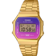 Casio Classic Illuminator Digital Watch Golden Chain - A168WERG-2ADF