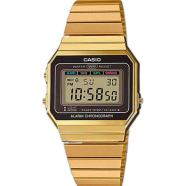 Casio Classic Vintage Digital Silver Mesh Chain Watch - A700WG-9ADF