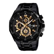 Casio Edifice Black Gold Ion Plated Mens Watches - EFR-539BK-1A