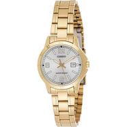 Casio Gold Analog Stainless Steel Strap Watch For Women - LTP-V004G-7B2UDF