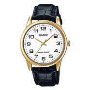 Casio Men's Standard Analog Leather Strap Watch - MTP-V001GL-7BUDF