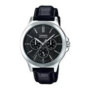 Casio Multifunctional Leather Watch For Men - MTP-V300L-1AUDF