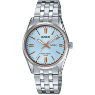 Casio Premium Silver Metal Ladies Watch - LTP-1335D-2AVDF