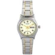 Casio Stainless Steel Analog Watch For Ladies - LTP-V006SG-9BUDF