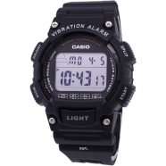 Casio W-736h-1avdf Youth Super Illuminator Vibration Alarm Dual Time Digital Watch