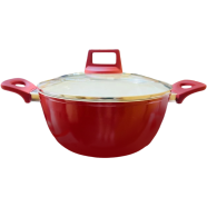 Casserole With Glass Lid Ceramic Induction Bottom 26cm