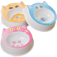Cat Bowl Cute Cartoon No Slip Cat Food Feeder Pet Food Bowl Pet Feeding Bowl icon