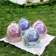 Cat Carrying Bag Space Pet Backpack Breathable Portable Transparent Backpack Puppy Dog Transport Carrier Space Capsule Bag Pets