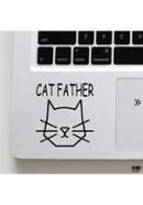 DDecorator Cat Father Laptop Sticker - (LS141)
