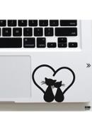 DDecorator Cat In Love Laptop Sticker - (LS192)
