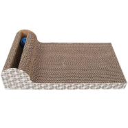 Cat Scratch Pad with Catnip Cat Toy Scratch Board Lounge with Bell-Ball icon