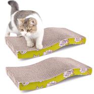 Cat Scratching Pad Corrugated Cardboard Scratcher With Catnip