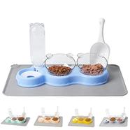 Cat Shaped Cat 2 IN 1 Food Bowl With Water Dispenser