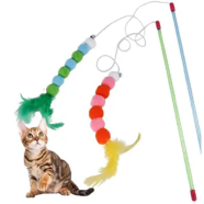 Cat Toy Interactive Toy Soft Feather And Bell Beading Cat Toy icon