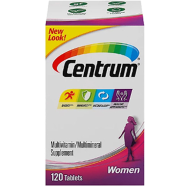 Centrum Women MultivitaminMultimineral Supplement Vitamin D3 120 Tablets icon