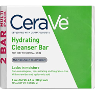 CeraVe Hydrating Cleanser 2Bar 128g Each