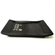Ceramic tray, Pottery Dessert Dish Black - SW9144