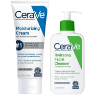 Cerave Hydrating Cream To Foam Cleanser For Normal To Dry Skin 237ml