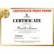 Certificate Print Paper A4 Glossy 20 Pcs