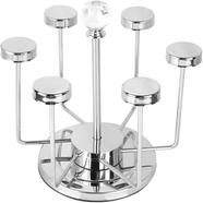 Changor Glass Rack, Keeping It Stable Standing Anti-Rust Wine Glass Display Rack for Home for Party for Family Members