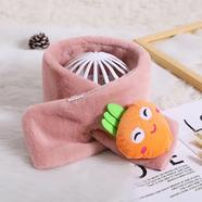 Children Fruit Design Neck Warm Scarf - Light Pink - C000712P