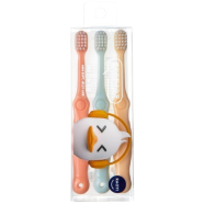 Children's Toothbrush 2-5 Years Old Candy Color Cute Baby Infant Soft Bristle Toothbrush 3Pcs