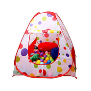Children's tent game house with 100pcs 7cm ocean balls, Baby Tent Play House for Kids With 50 pcs plastic balls