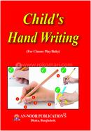 Child's hand writing