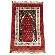China Soft Muslim Prayer Jaynamaz-জায়নামাজ (Meron color) any design