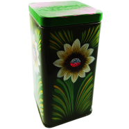 Chintar Khorak Tinbox Green Colour( Flower Printed)