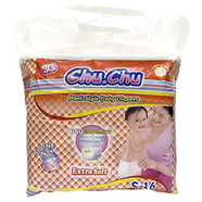 Chu.Chu Pants Style Diapers - 16 Pieces (S) image
