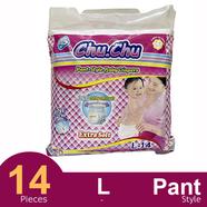 Chu Chu Pants System Baby Diapers (L Size) (14Pcs) 