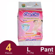 Chu Chu Pants System Baby Diapers (L Size) (8-15kg) (4Pcs) 
